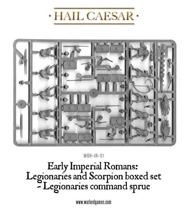 Hail Caesar, Imperial Romans, command sprue, plastic