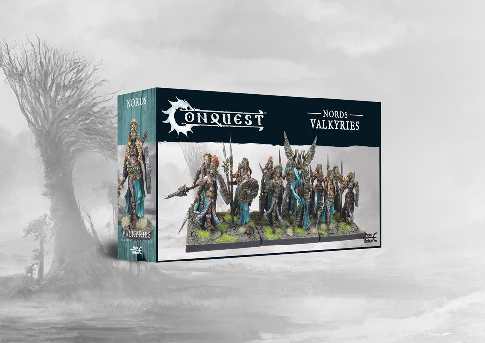 Conquest: Nords - Valkyries (2022) Miniature Set Box Cover