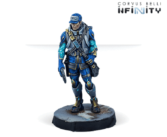 Corvus Belli: Infinity - LAMBDA Engineer Miniature