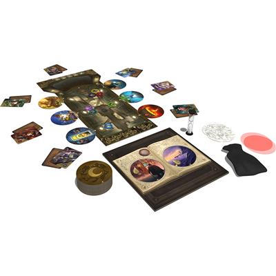 Obscurio game mat showing cards and accessories.