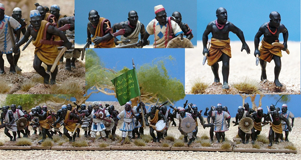 Perry Miniatures, Mahdist Ansar, painted, miniatures, 28mm