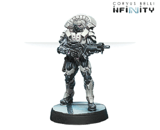 Infinity ALEPH: PROXY Mk.4 Heavy Machine Gun Miniature