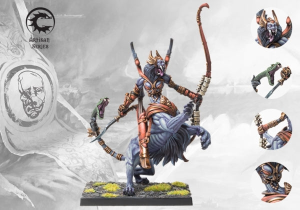 Conquest, The Spires, Prideborne, miniature, painted, resin