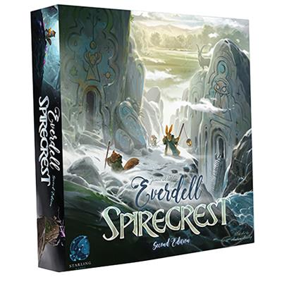 EVERDELL: SPIRECREST 2ND EDITION, Game Box Front Cover, family board game, fantasy board game