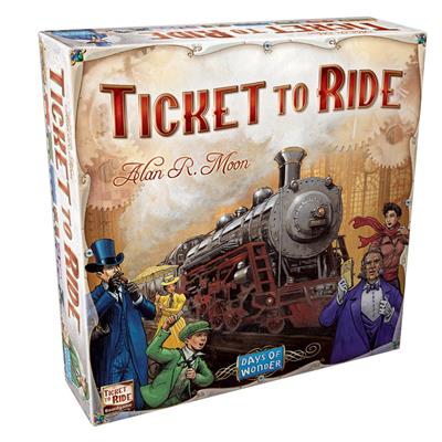 Ticket to Ride Board Game showcasing the box cover art