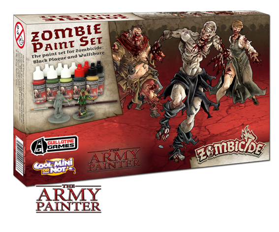 Army Painter Warpaints: Zombicide Black Plague Paint Set