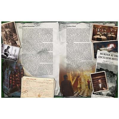 Aconyte Books, Welcome to Arkham, interior pages