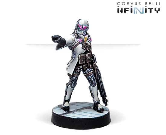 Infinity ALEPH: YADU Hacker Boarding Shotgun Miniature