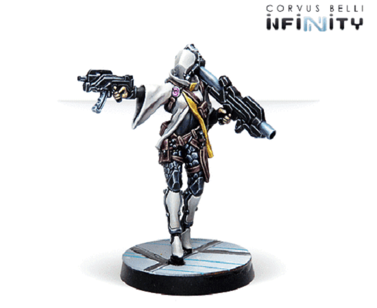Infinity ALEPH: YADU Heavy Rocket Launcher Miniature